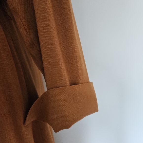 ZARA Midi Dress with Shoulder Details - Picture 11 of 13